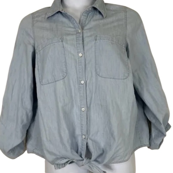 Style & Co• Chambray• Button-Down - Picture 1 of 6